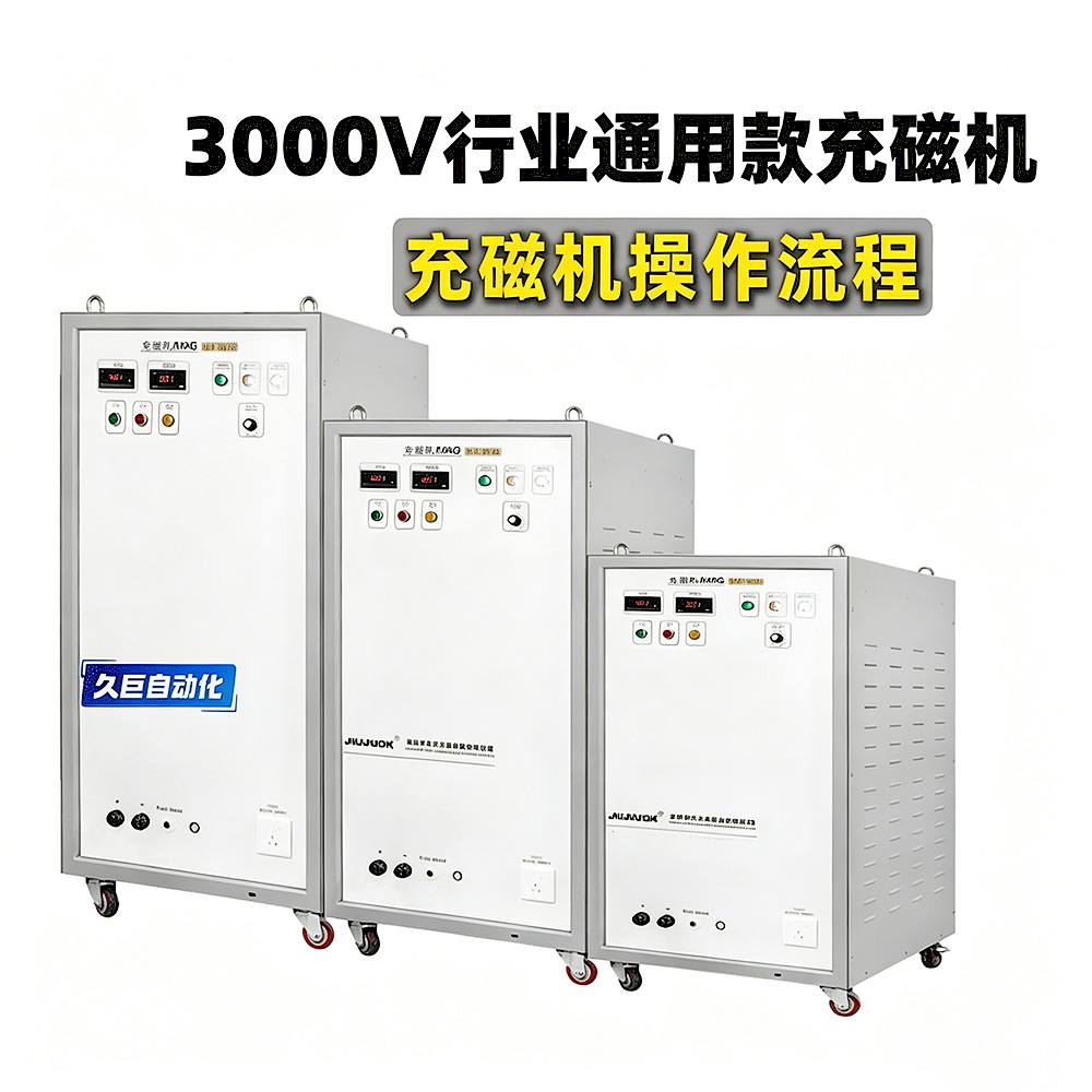 3000V行业通用款充磁机操作流程视频—久巨充磁机