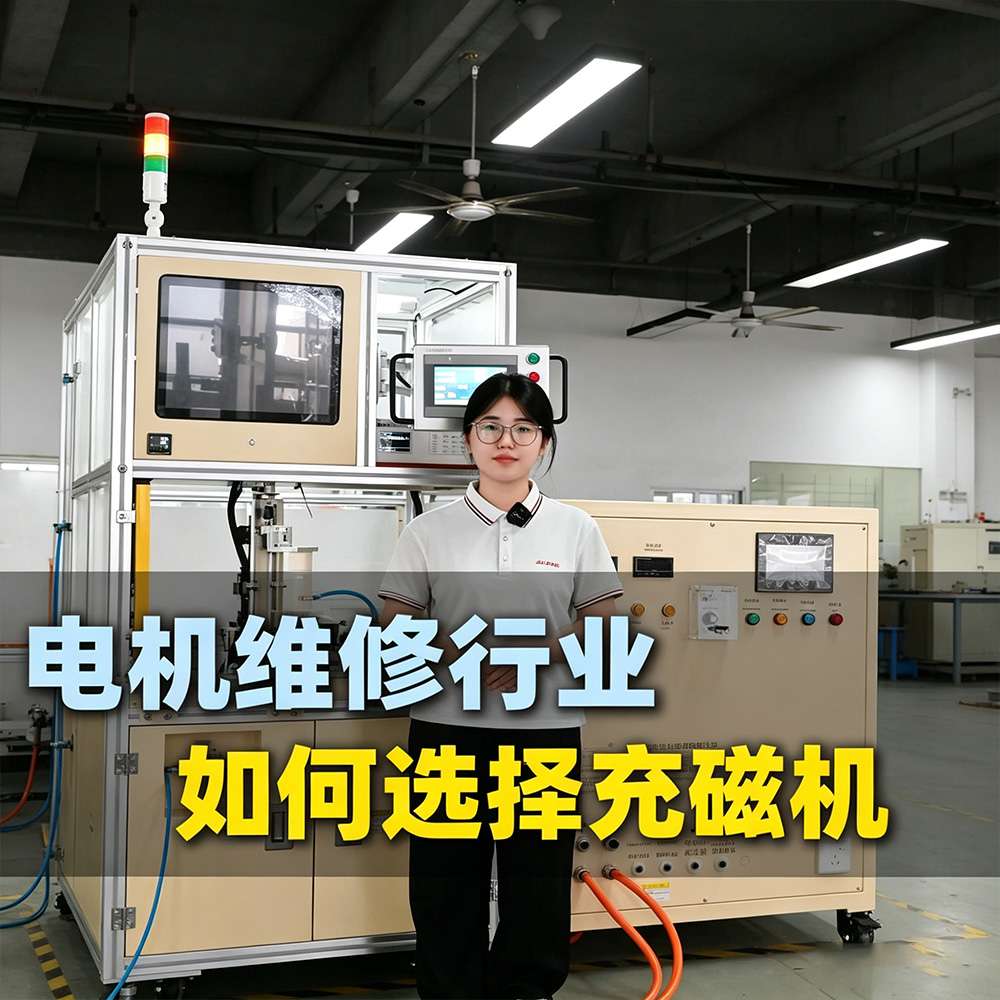 电机维修行业如何选择充磁机视频讲解—久巨充磁机