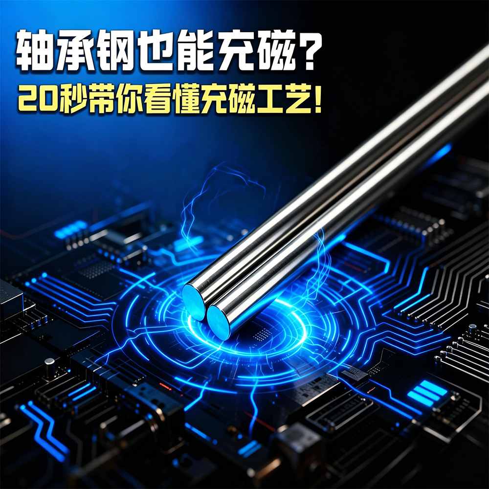 轴承钢充磁视频案例—久巨充磁机