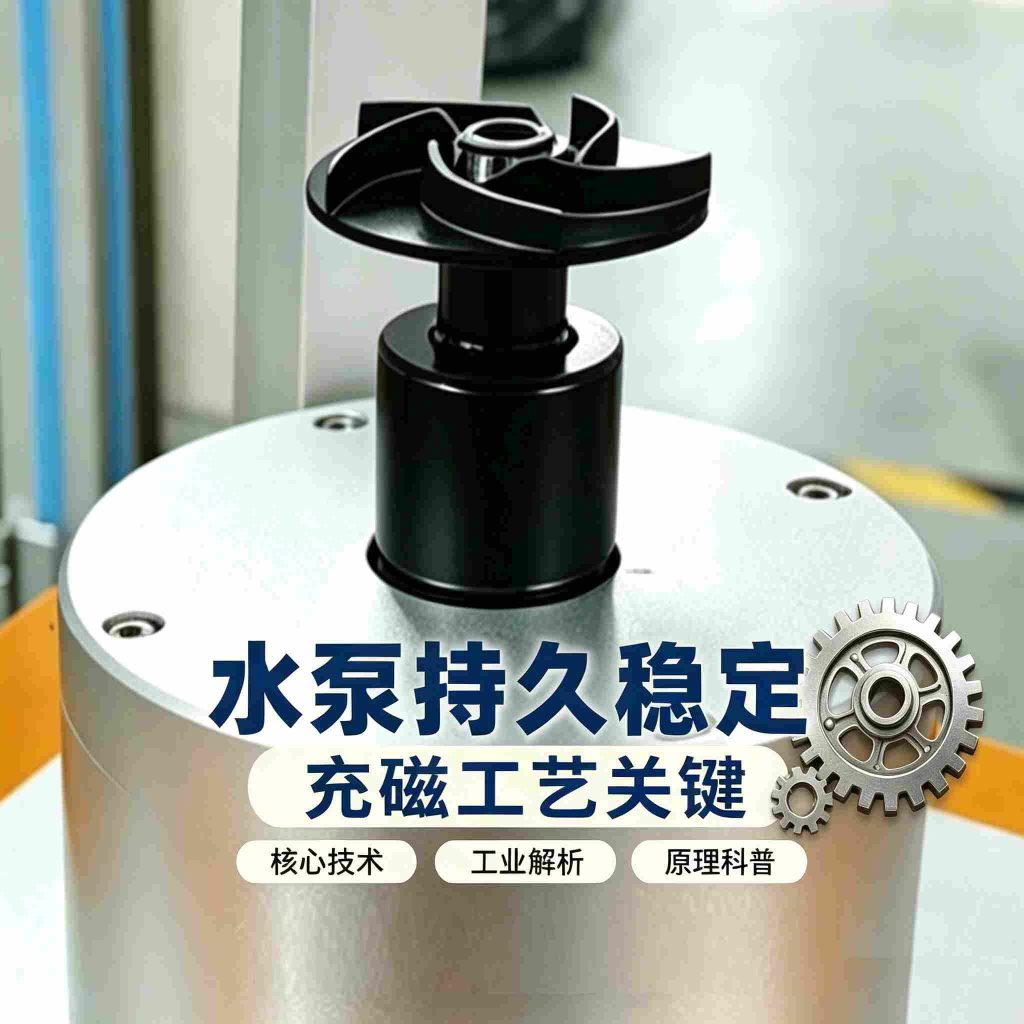水泵电机多级充磁工艺讲解视频—久巨充磁机 #