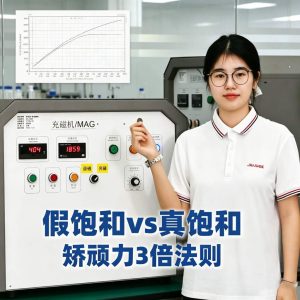 磁铁充磁假饱和vs真饱和矫顽力3倍法则视频讲解—久...